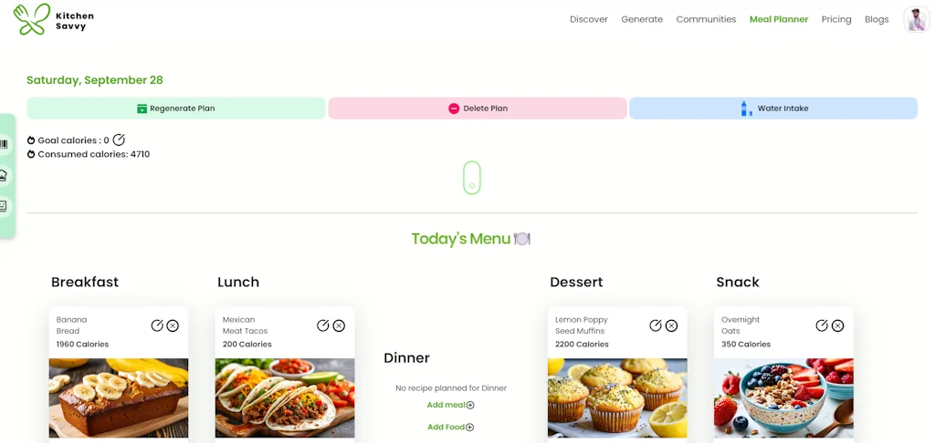 Kitchen Savvy Web App screenshot 2 of 3