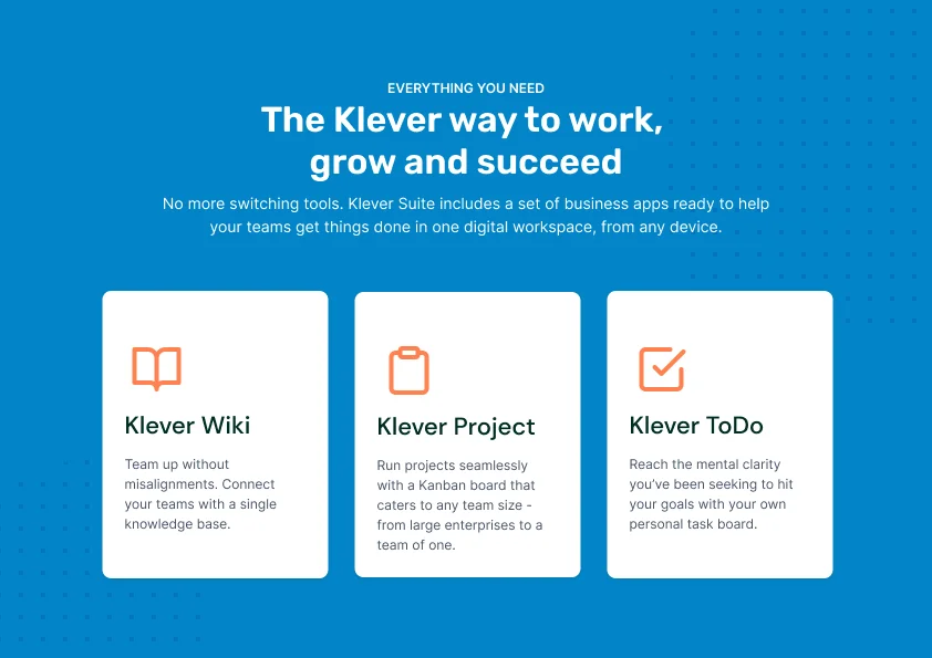 Klever Suite screenshot 3 of 4