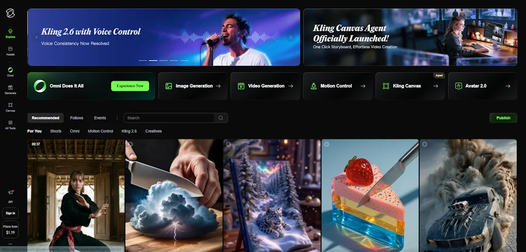 KLING AI screenshot 1 of 6