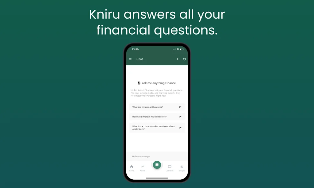 Kniru: AI-Powered Finance screenshot 2 of 3