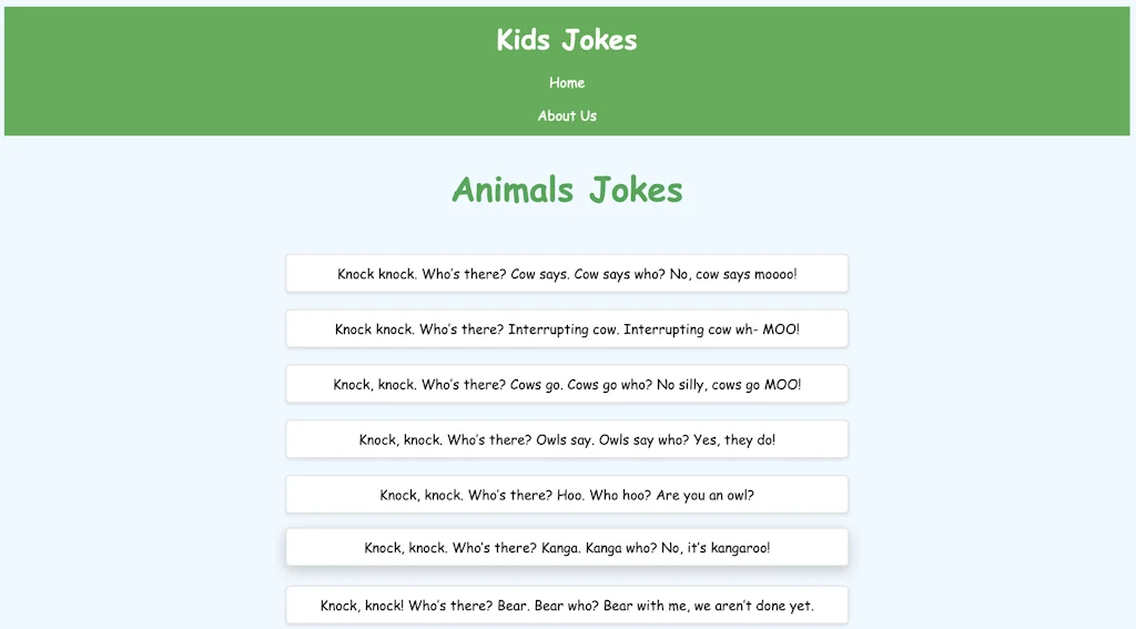 Knock Knock Jokes for Kids screenshot 2 of 2