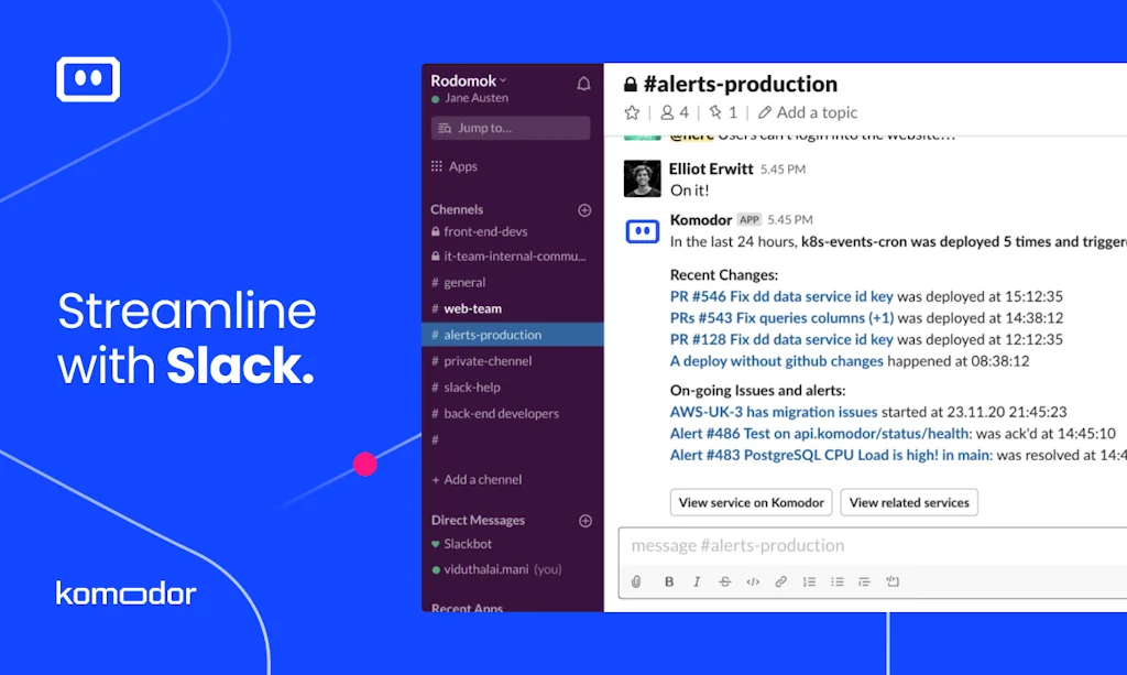 Komodor - Kubernetes Troubleshooting screenshot 5 of 5
