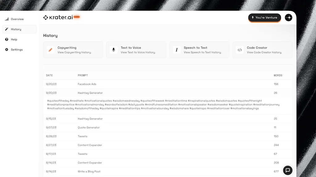 Krater.ai screenshot 3 of 3