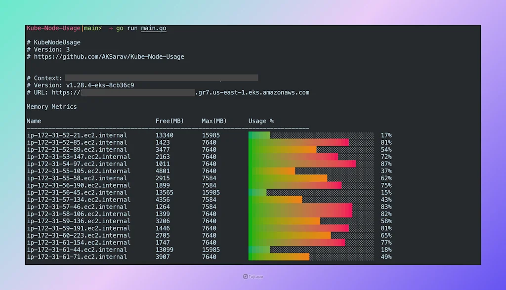 KubeNodeUsage screenshot 3 of 5