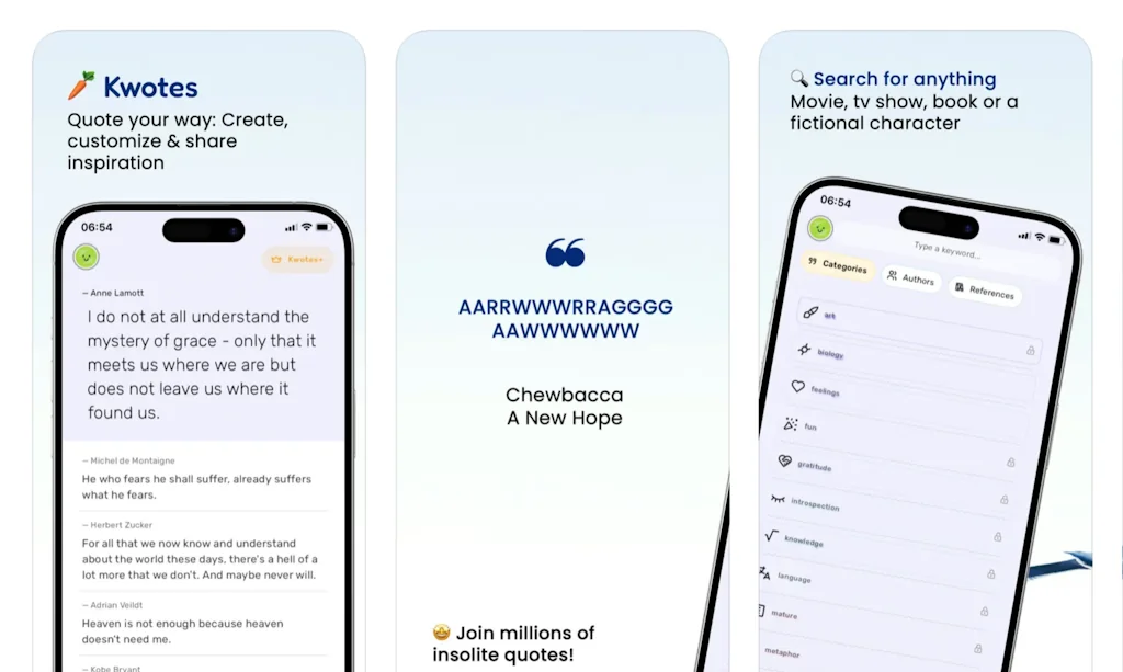 Kwotes App screenshot 2 of 3