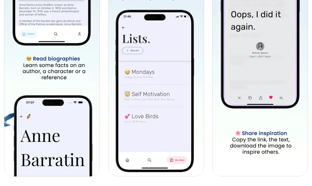 Kwotes App screenshot 3 of 3