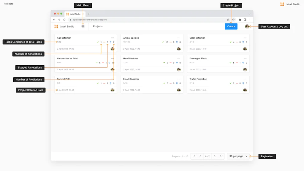 Label Studio  screenshot 6 of 9