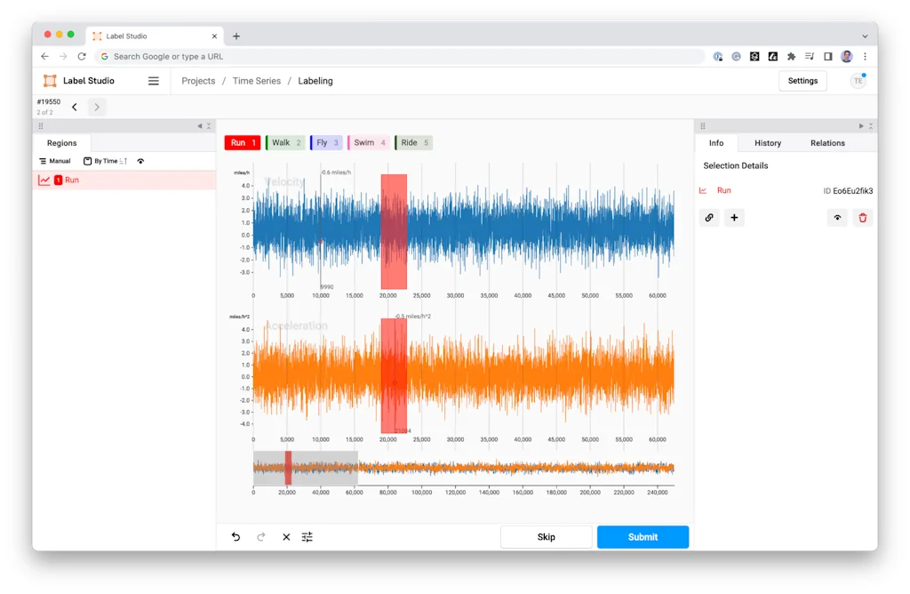 Label Studio  screenshot 8 of 9