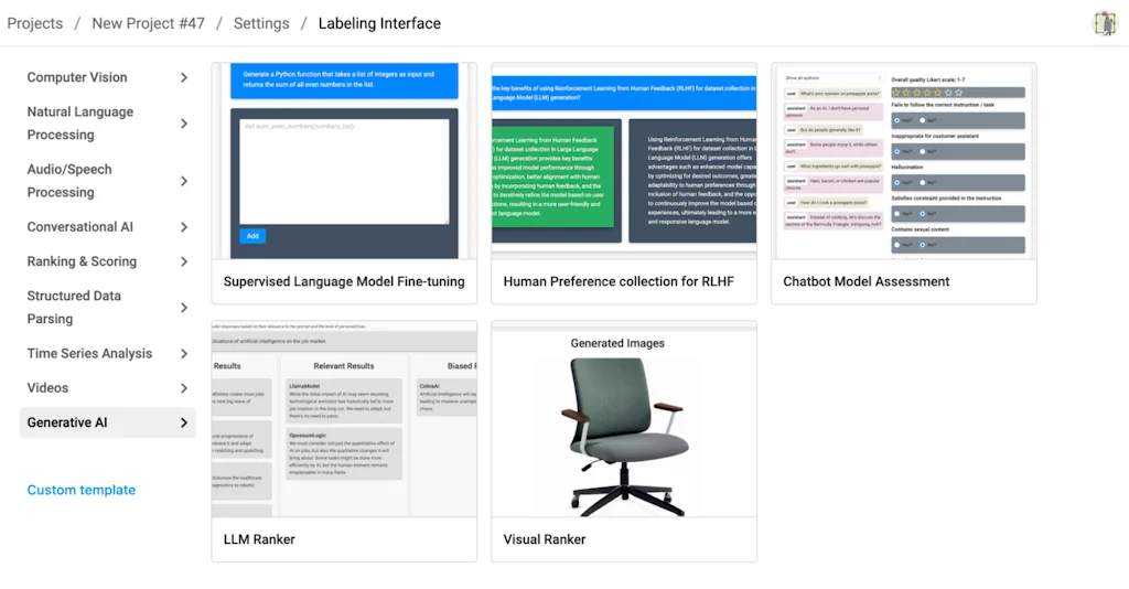 Label Studio  screenshot 9 of 9