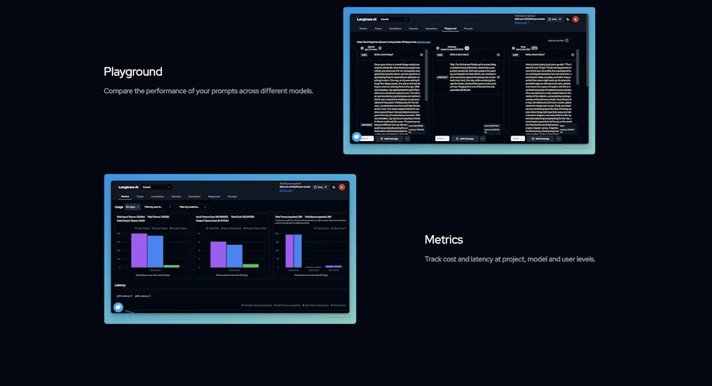 Langtrace AI screenshot 4 of 6