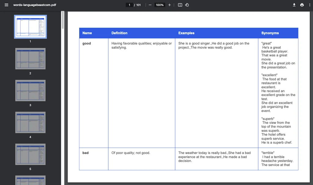 LanguageBeast screenshot 4 of 4