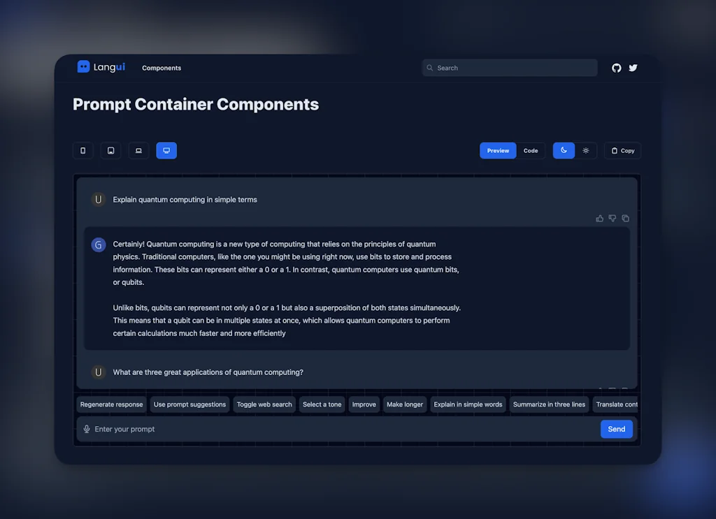 LangUI screenshot 3 of 3