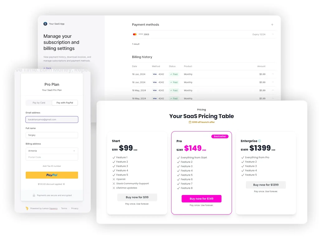 Larafast - Laravel SaaS Starter Kit screenshot 2 of 3