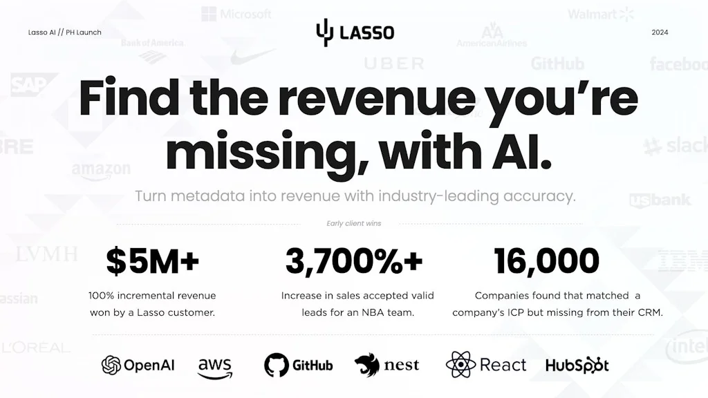 Lasso AI screenshot 1 of 6