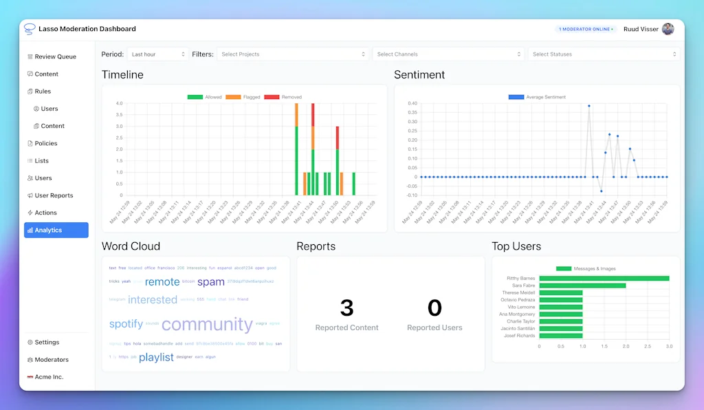 Lasso Moderation screenshot 8 of 8