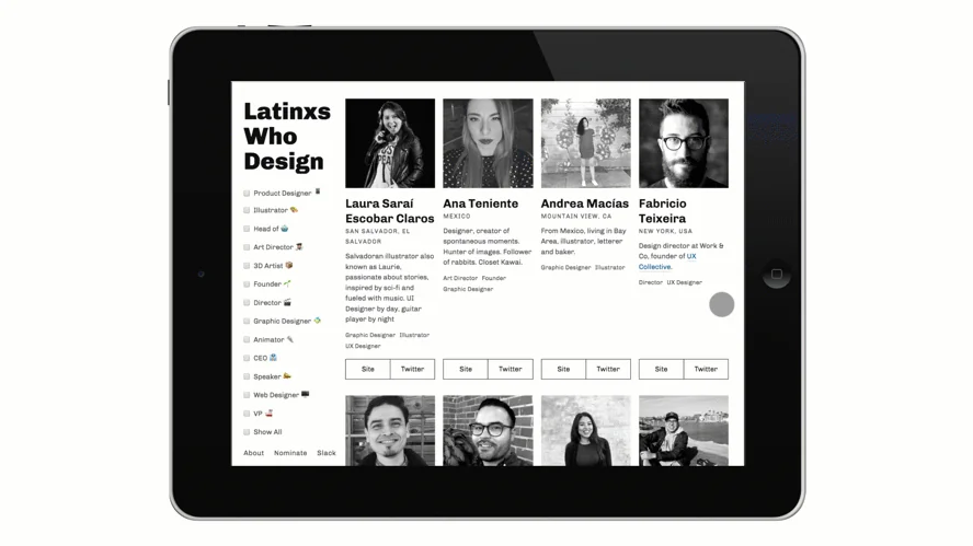 latinxswhodesign screenshot 3 of 5