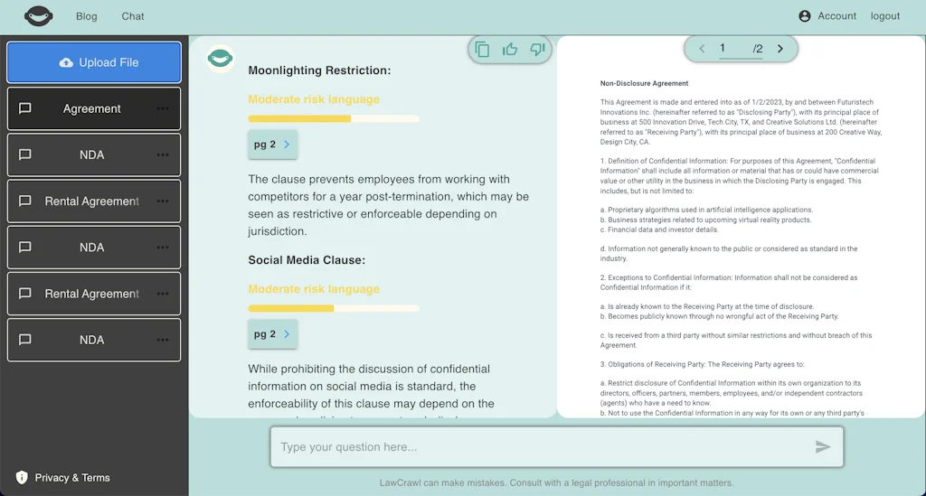 LawCrawl screenshot 3 of 5
