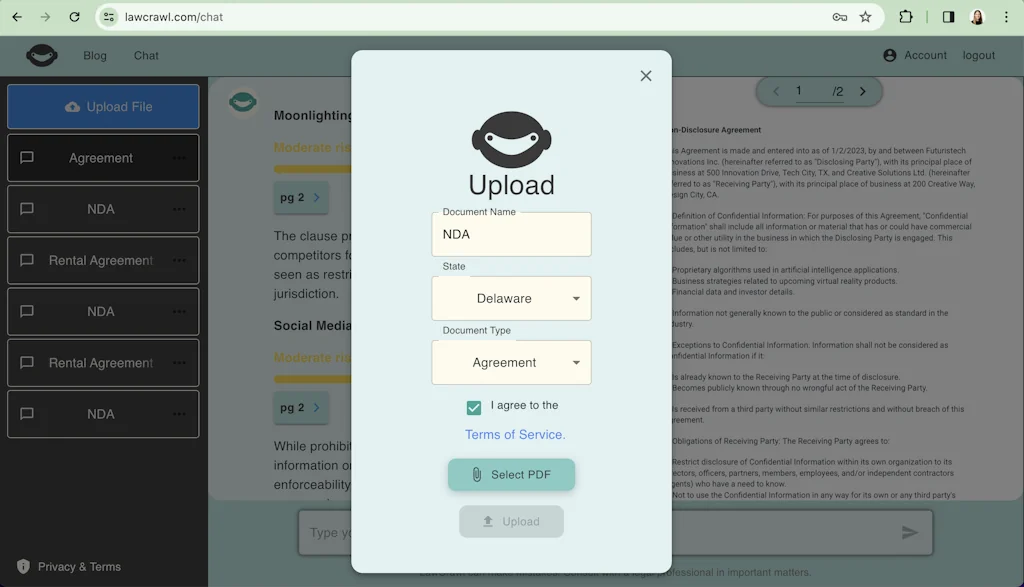 LawCrawl screenshot 4 of 5