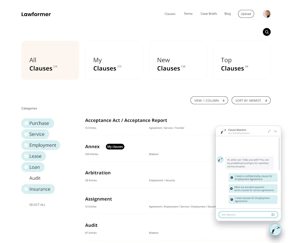 Lawformer AI screenshot 1 of 4