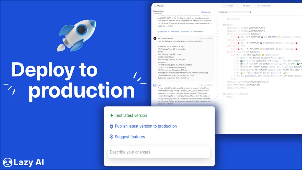 Lazy AI screenshot 3 of 3