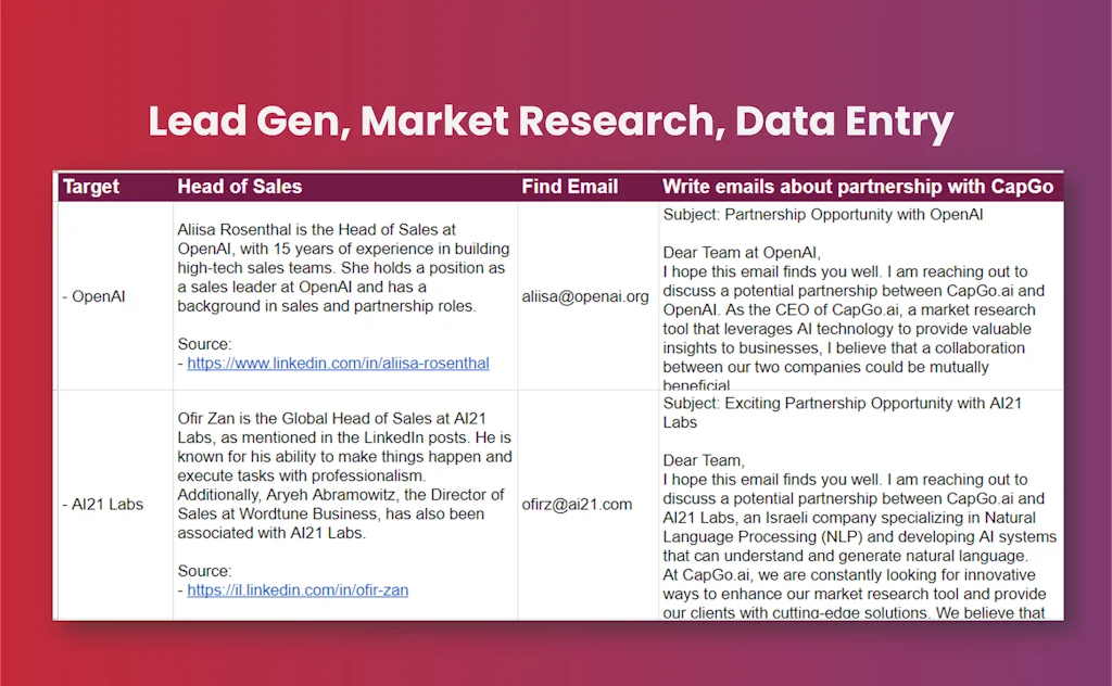 LeadGenSheet screenshot 2 of 6
