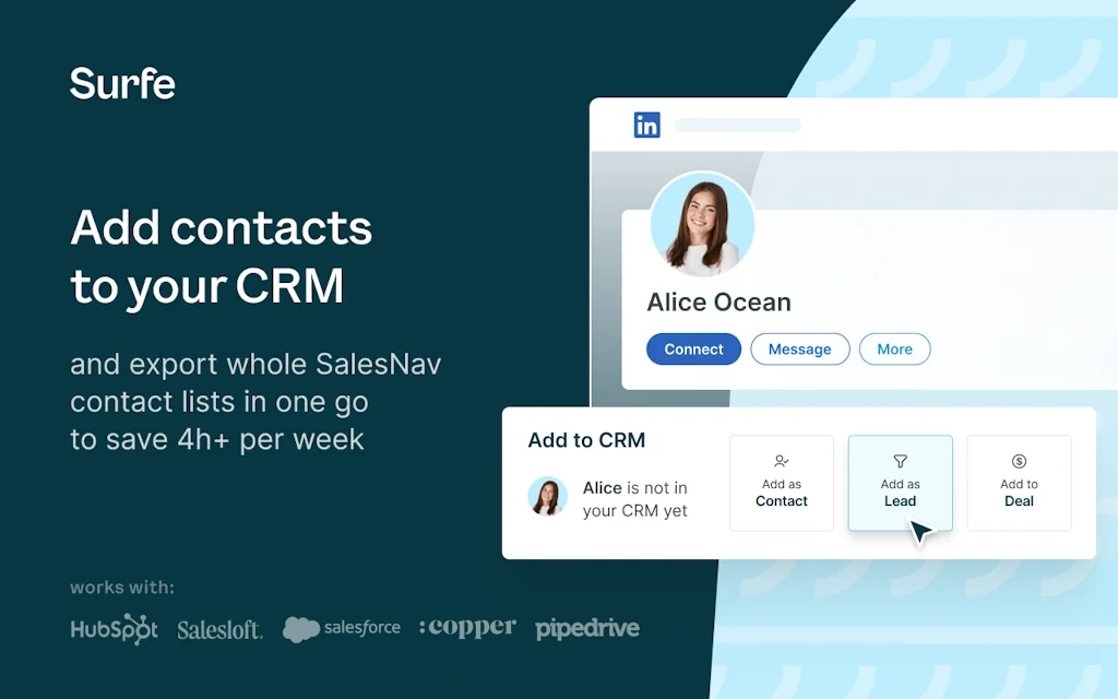 Surfe screenshot 1 of 3