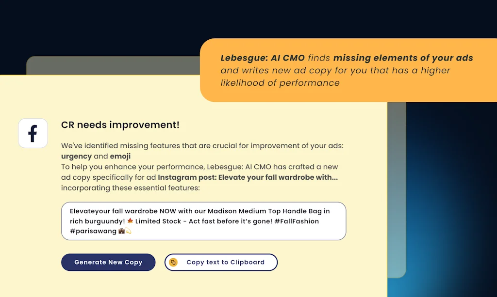 Lebesgue: AI CMO screenshot 5 of 8