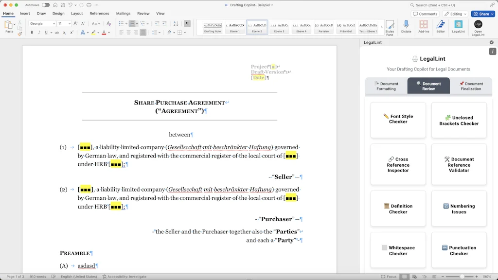 LegalLint screenshot 1 of 4