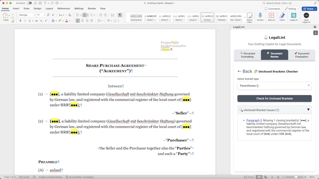 LegalLint screenshot 2 of 4