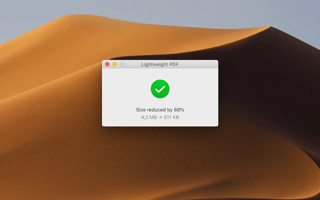 Lightweight PDF screenshot 1 of 2