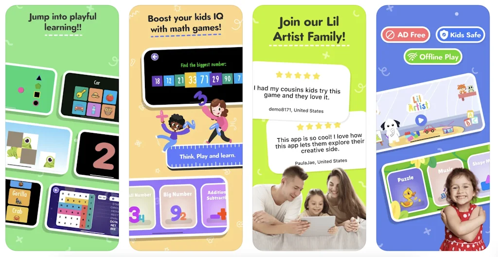 Lil Artist: Kids Learning App screenshot 2 of 4