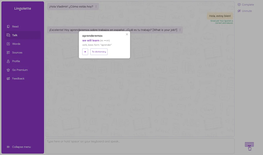 Lingolette screenshot 9 of 11