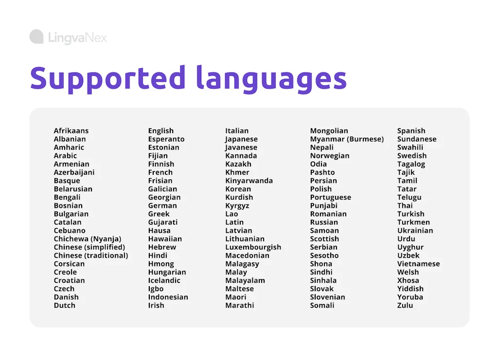 Lingvanex On-Premise Translation Server screenshot 6 of 8