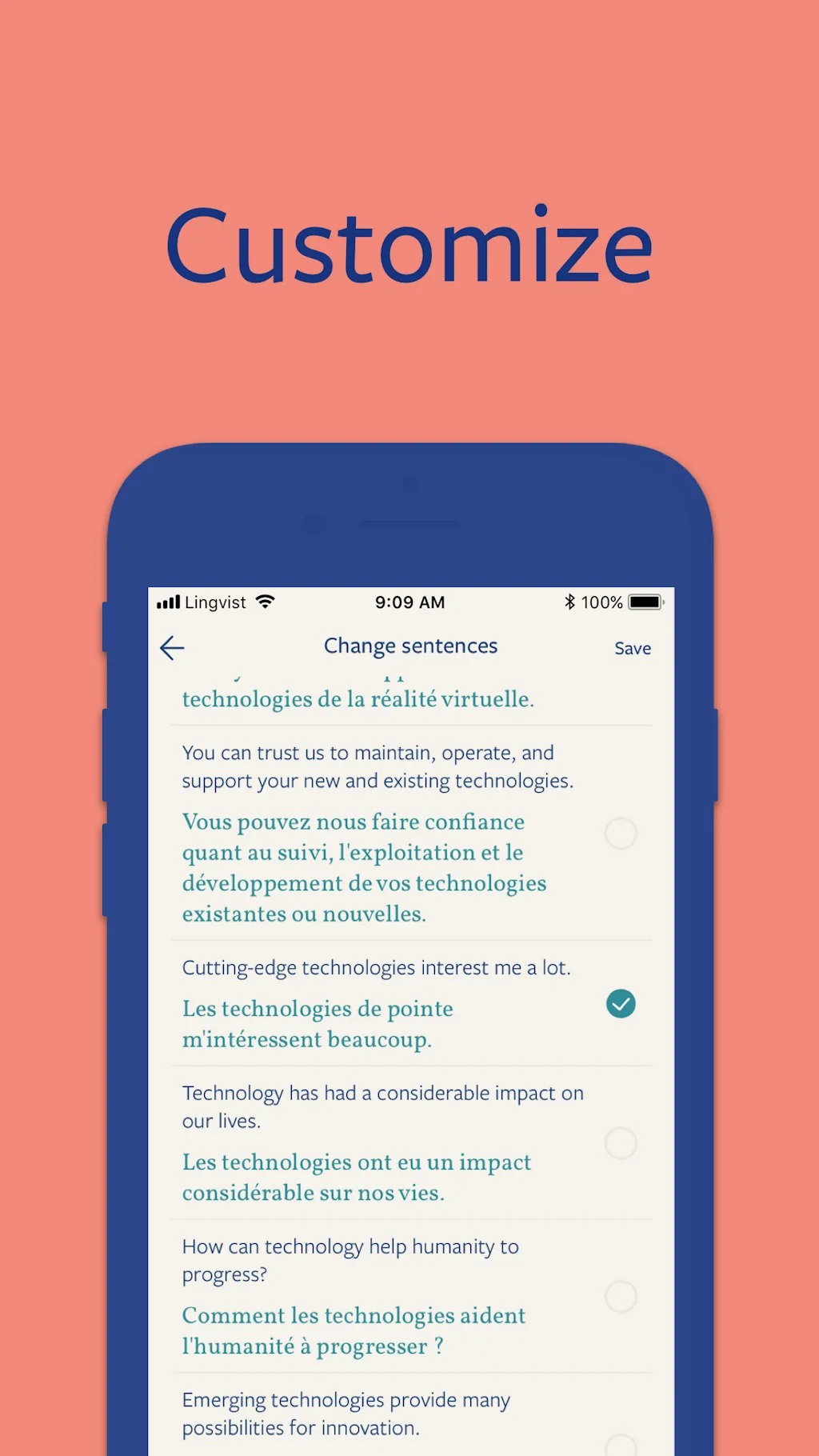 Lingvist screenshot 3 of 6