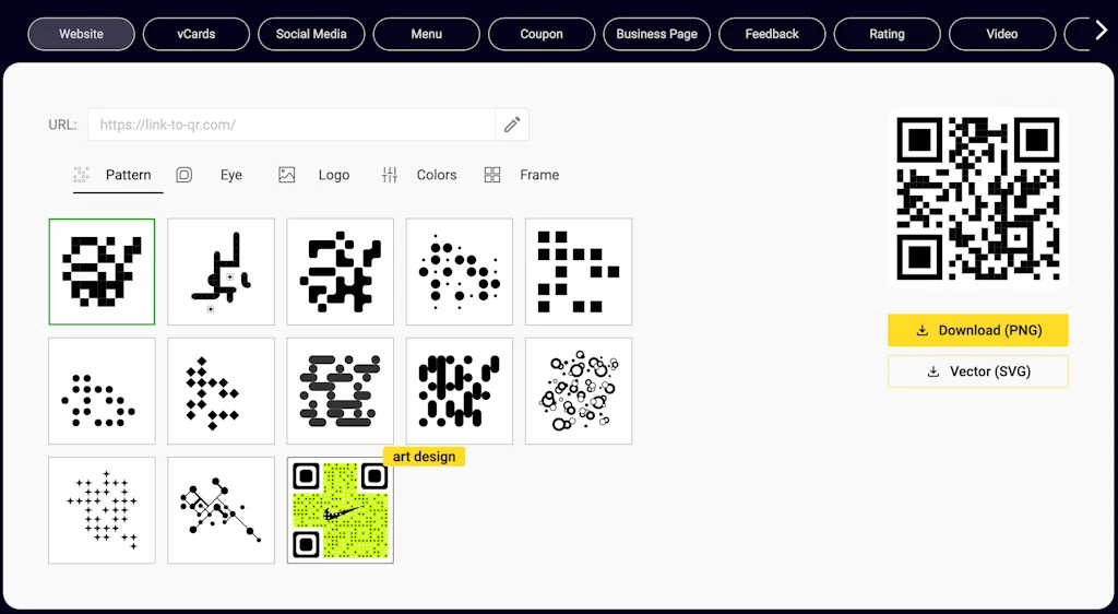 Link to QR screenshot 1 of 3