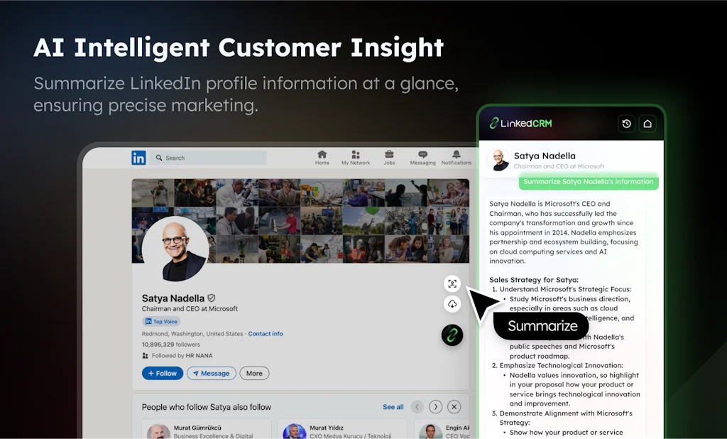 LinkedCRM AI screenshot 2 of 4
