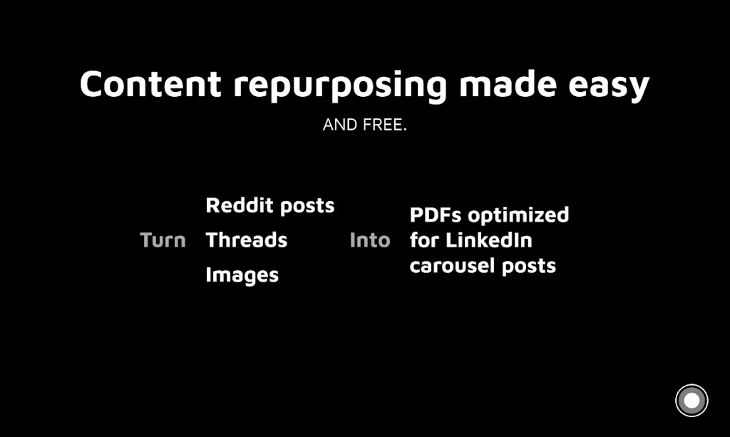 LinkedIn Carousel Generator screenshot 4 of 5