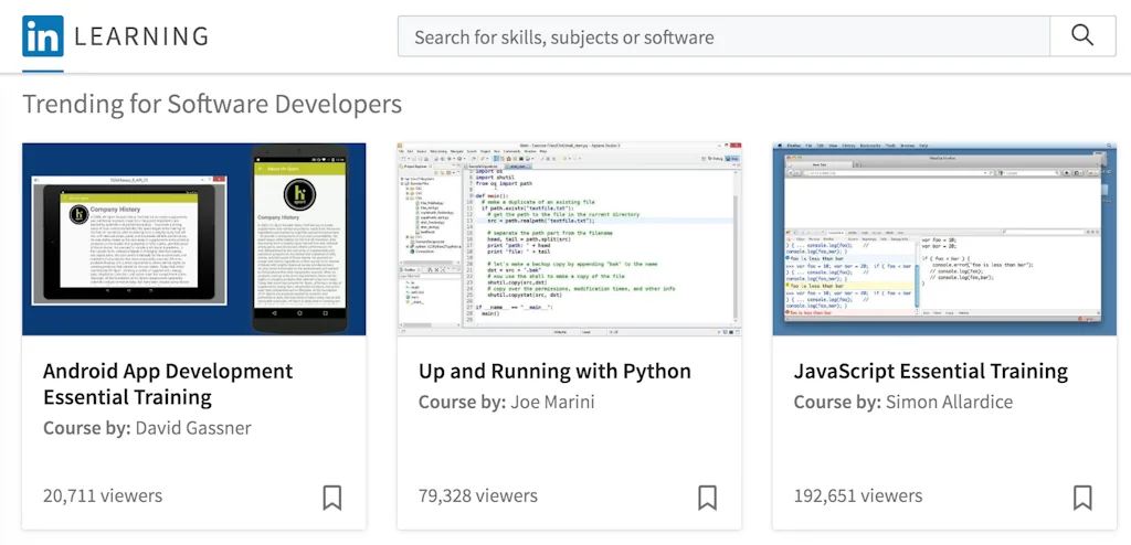 Linkedin Learning screenshot 4 of 4