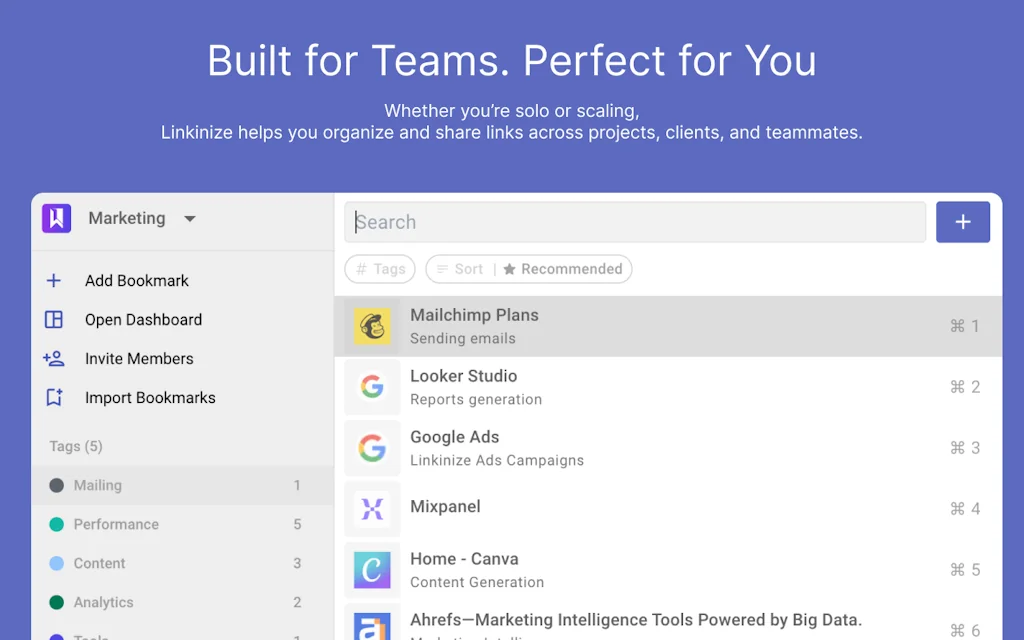 Linkinize screenshot 1 of 3