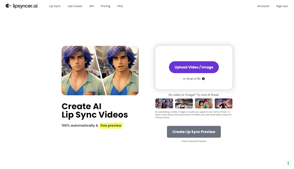 lipsyncer.ai screenshot 1 of 13
