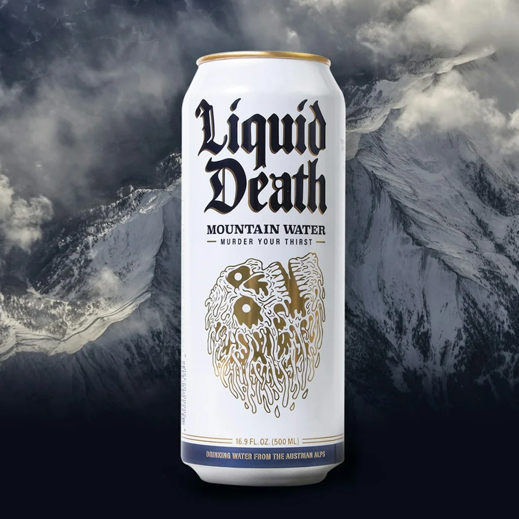 Liquid Death Mountain Water logo