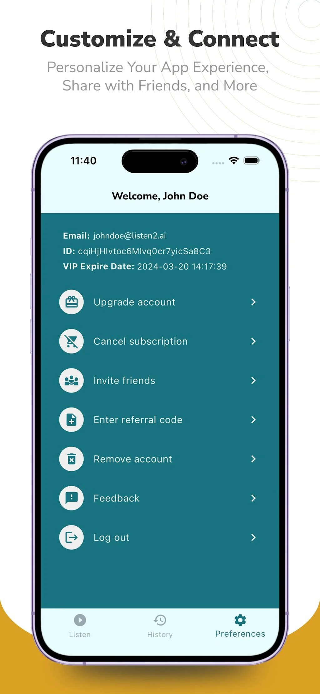 Listen2.AI screenshot 5 of 5
