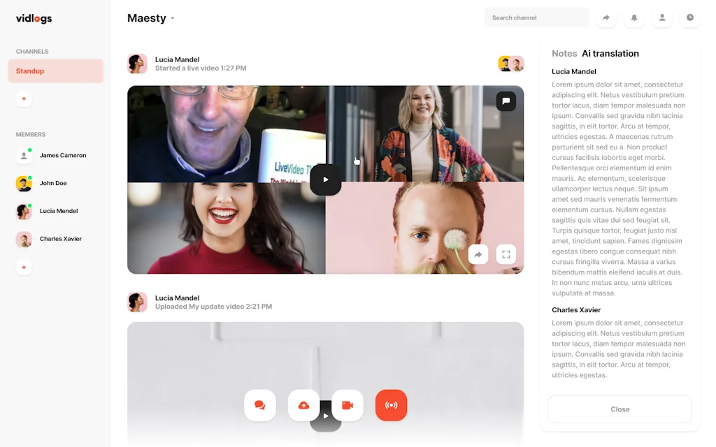 Live Meetings AI by Vidlogs screenshot 7 of 8