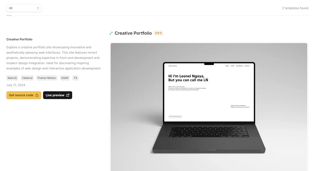 lndev/ui screenshot 1 of 3