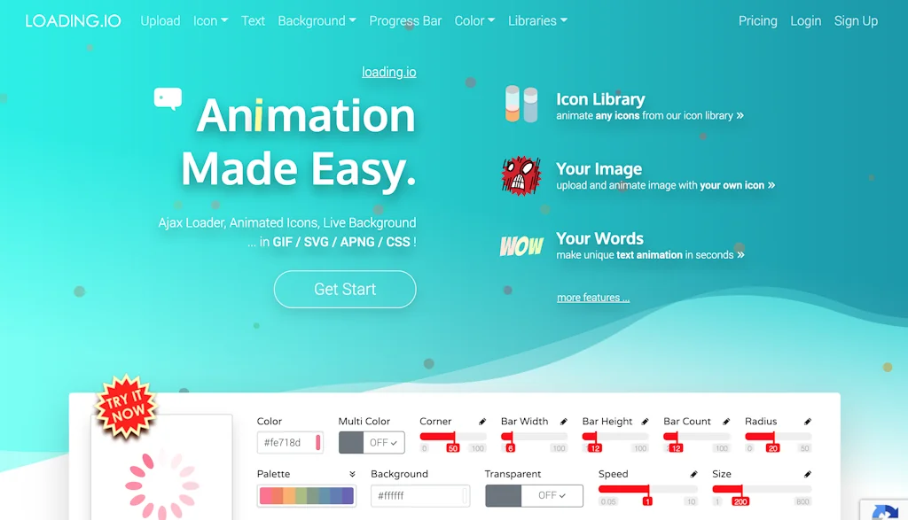 Loading.io screenshot 2 of 4