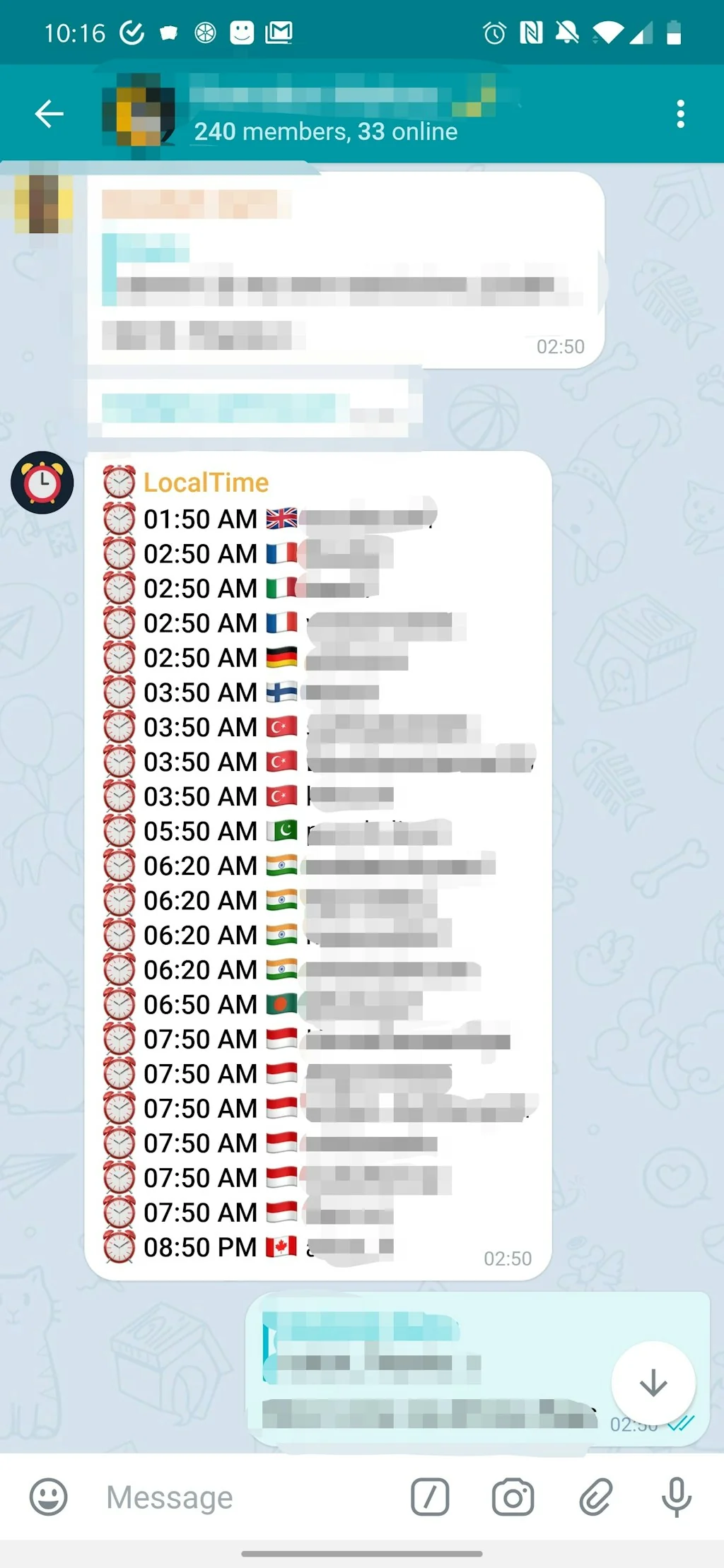 Local Time bot for Telegram screenshot 2 of 3