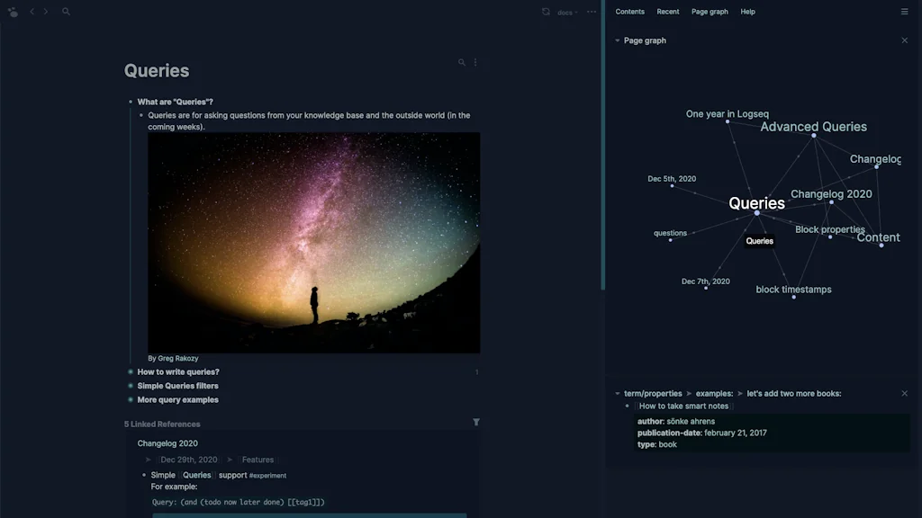 Logseq screenshot 2 of 4