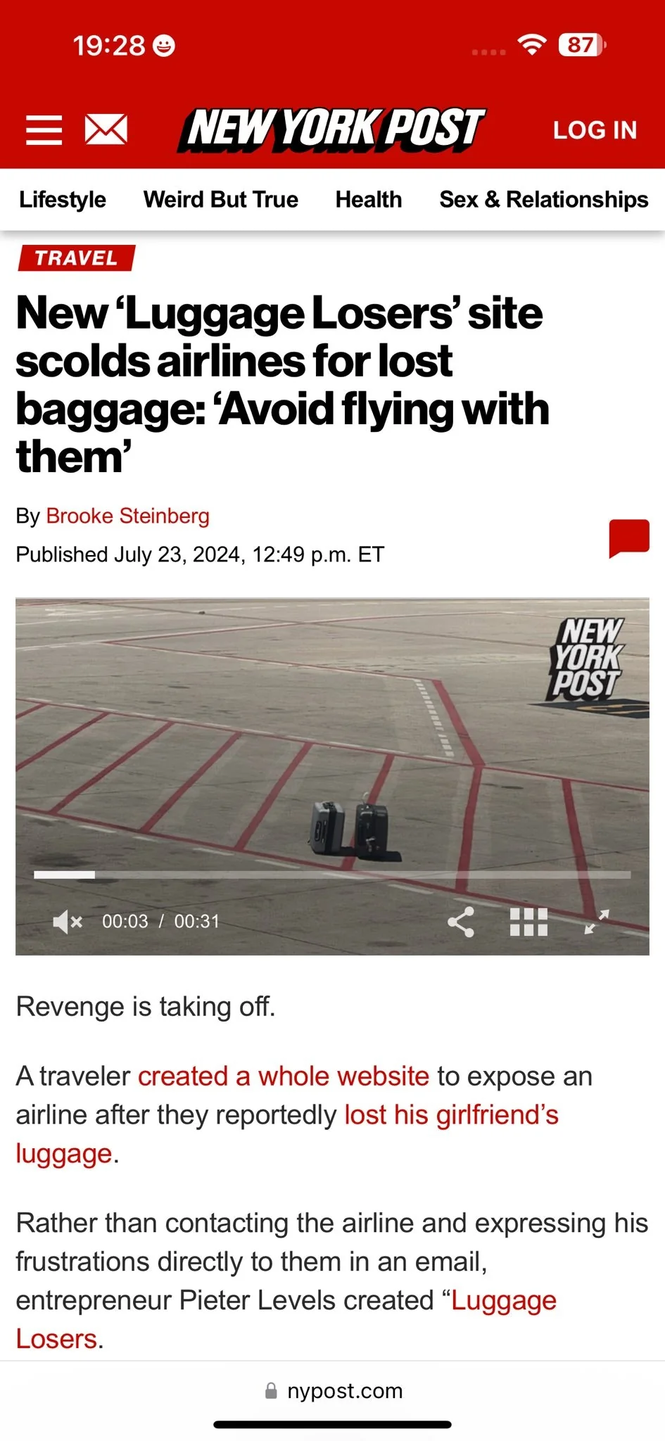 Luggage Losers screenshot 1 of 3
