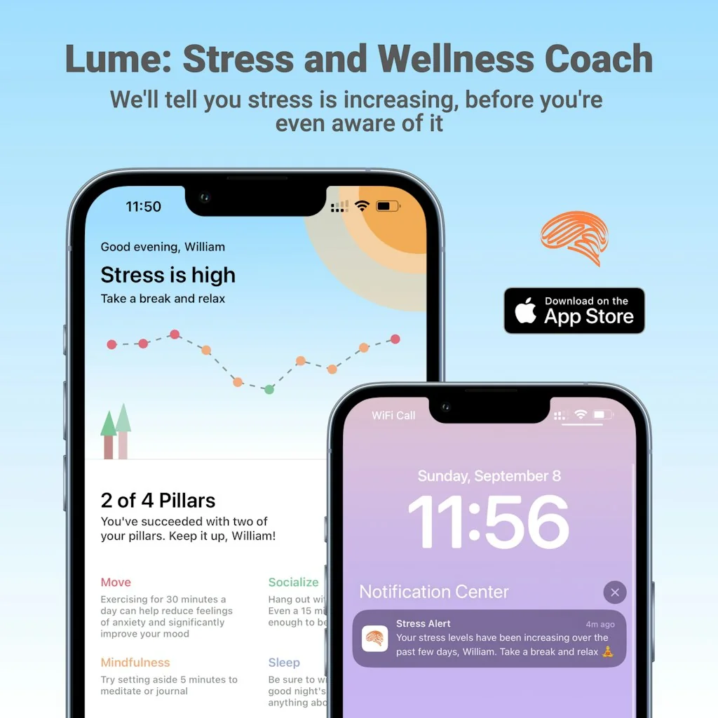 Lume: Stress and Wellness Coach screenshot 1 of 5