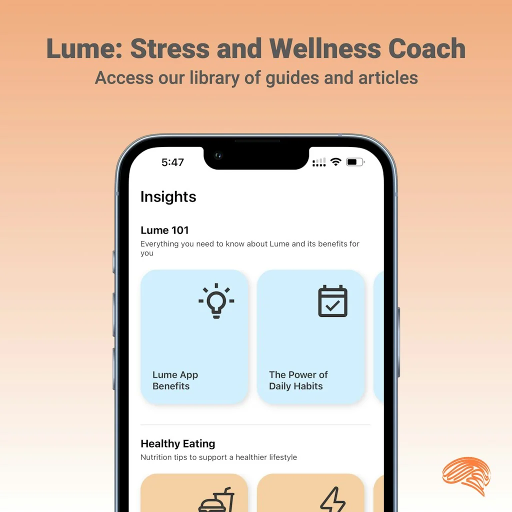 Lume: Stress and Wellness Coach screenshot 5 of 5